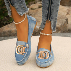 Women Loafers Driving Boat Sandals Luxury Decor Fashion Pattern Design PartFlats Slip-on Sexy Elegant Flat Comfy Casual Office