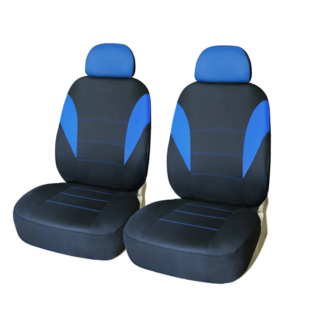 Universal car seat covers by SHOWLU FASHION STORE, polyester front and rear protectors for auto seats.
