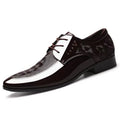 Men's high-end leather wedding and business casual shoes in size 39-47, stylish men's leather shoes by Showlu Fashion Store.