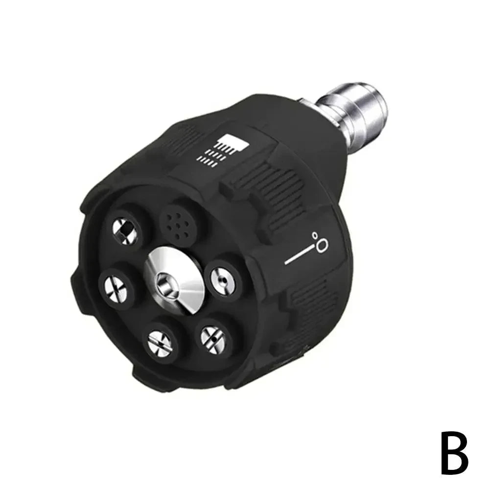 Showlu Smart General 6-in-1 adjustable pressure washer nozzle with various spray settings for versatile cleaning.