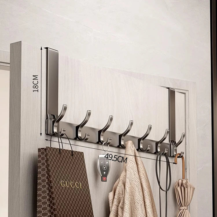 Wall-mounted multi hooks from Showlu Smart General, featuring multiple hooks for organizing coats, bags, and accessories.