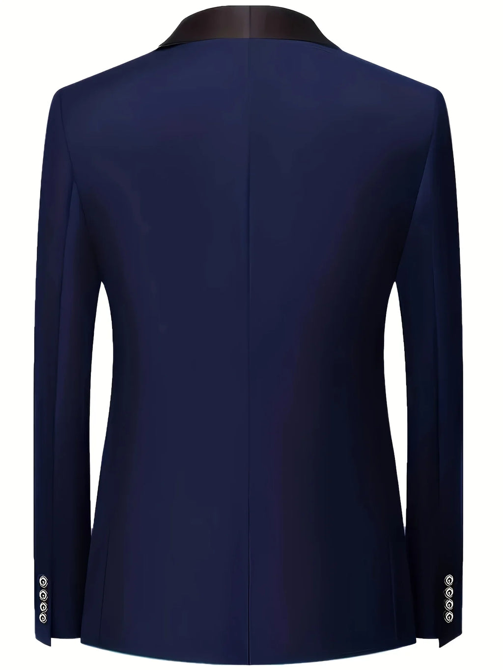 Men's Formal Suit Set Business Casual Slim Fit Tuxedo for Wedding, Long Sleeve Notch Lapel, Groom