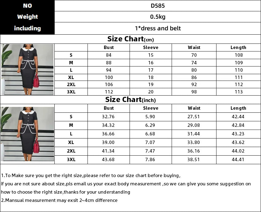 Aimei women's Peter Pan collar church dress with color block sheath design, elegant and stylish for formal occasions.