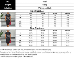 Church Dresses for Woman 2025 Elegant Women Office Outfits Peter Pan Collar Short Sleeve Waist Belt Patchwork Color Block Button