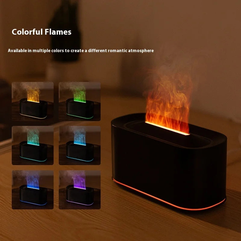 Showlu Smart General HOMEFISH Mini Aroma Humidifier emitting mist, compact design with built-in aroma diffuser for home use