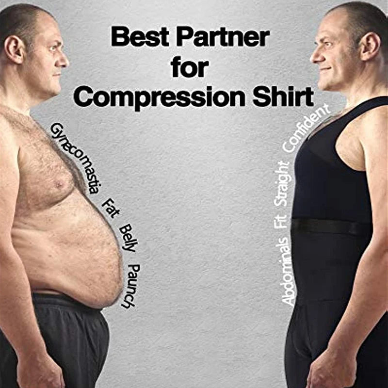 Miss Moly men's full body shaper compression slimming shapewear bodysuit, black, form-fitting and seamless for slimming and support.