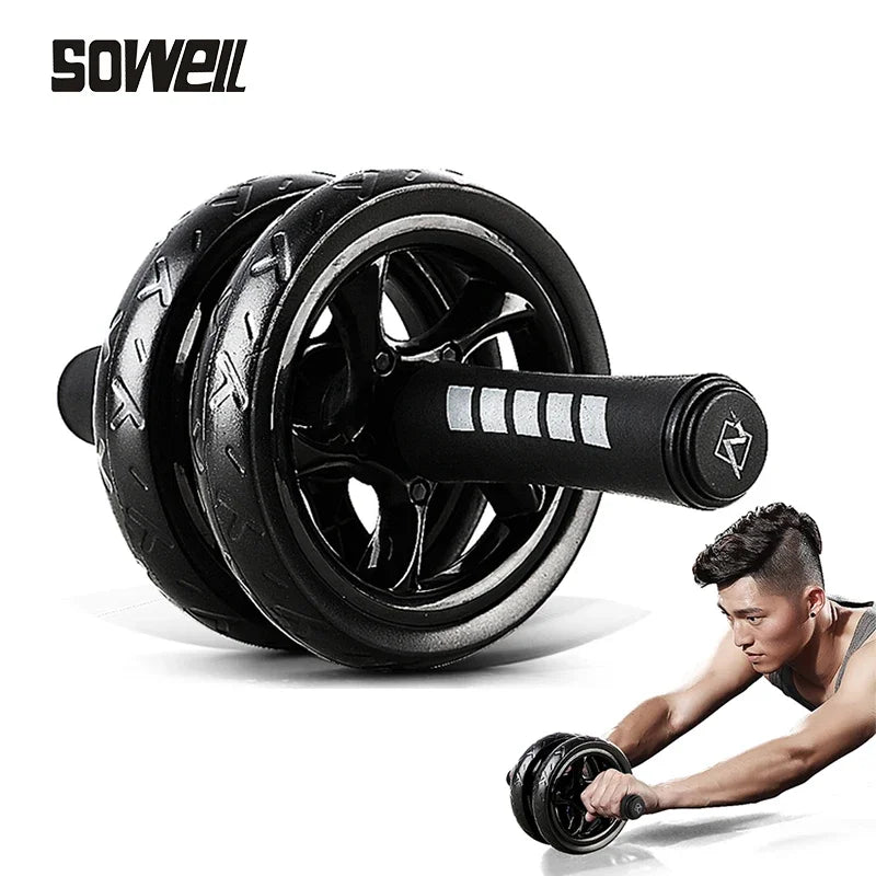 Showlu Smart General Ab Roller Wheel Pro showing its sturdy wheel and comfortable handles for effective core workouts