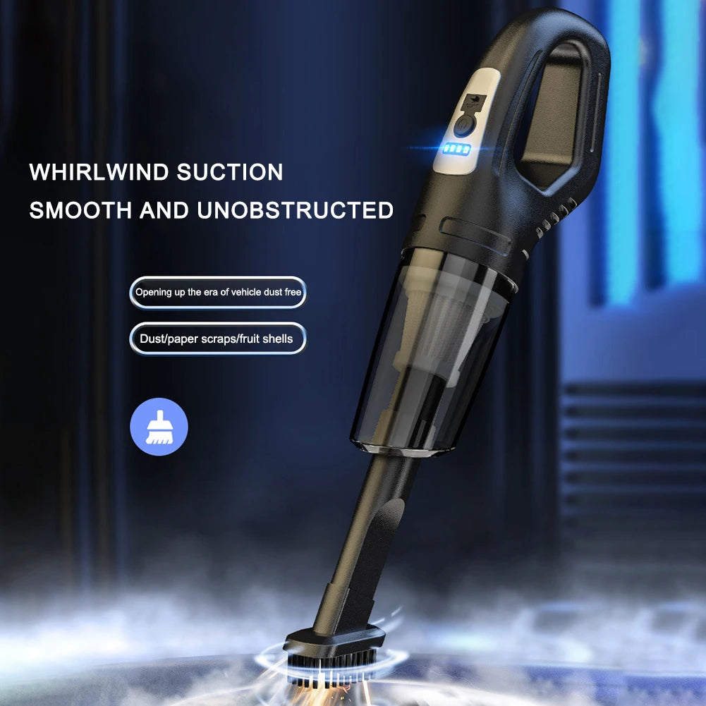 Showlu Smart General mini car vacuum cleaner with compact design and hose attachment for effective vehicle interior cleaning.