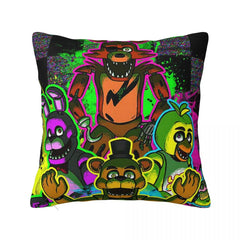 Five N Ights At Freddy's FNAF Square Pillowcase Pillow Cover Cushion Zip Decorative Comfort Throw Pillow For Home Sofa