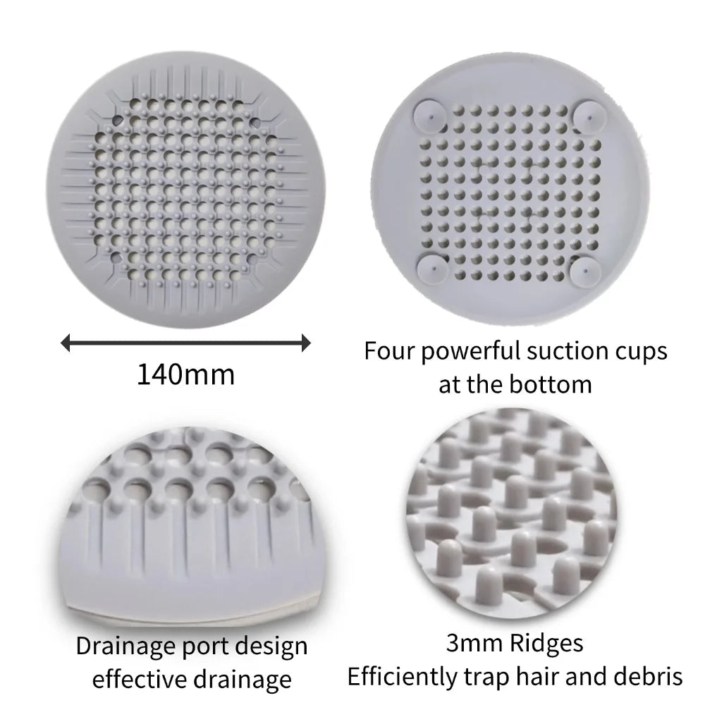 Showlu Smart General silicone drain cover with flexible, durable design for preventing clogs in sinks and drains.