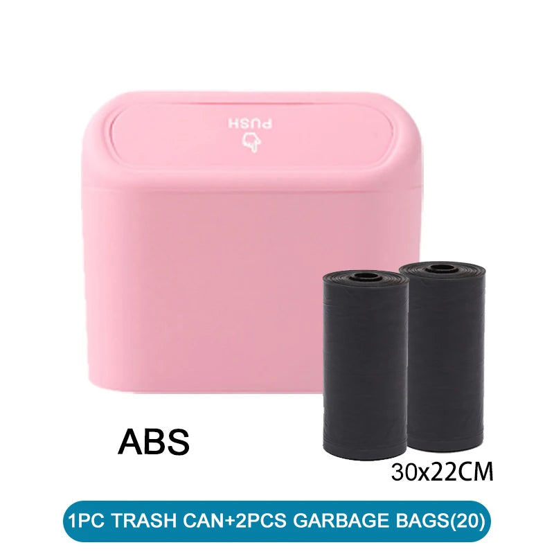 Showlu Smart General car trash can with lid, compact and sleek, designed for keeping vehicles tidy and waste organized.