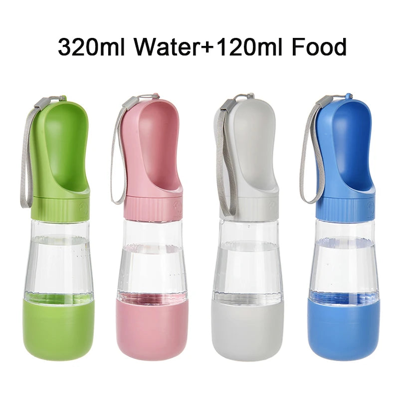 Showlu Smart General pet portable water bottle with built-in water dispenser and leak-proof design for on-the-go hydration.