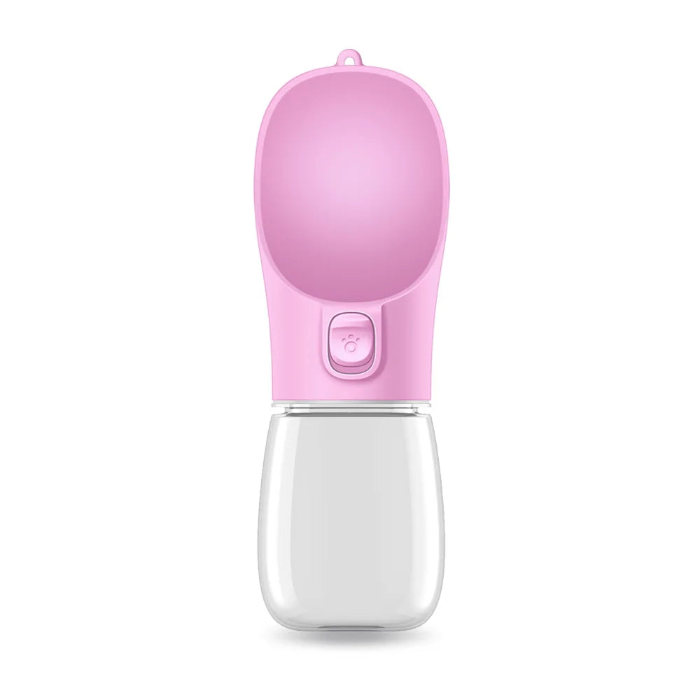 Showlu Fashion Store Holapet portable dog water bottle with leak-proof travel cup for pets, ideal for outdoor walks and travel.