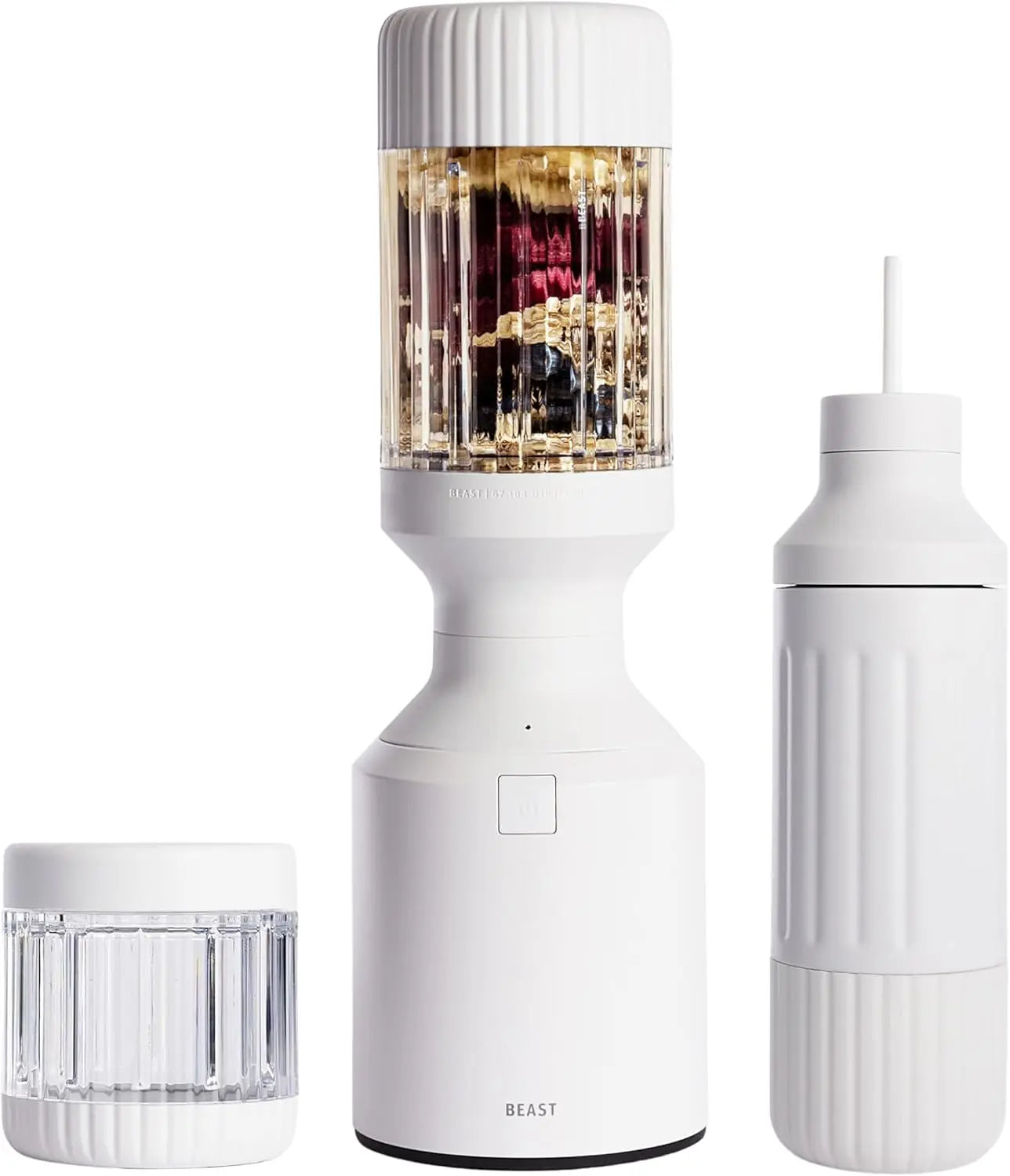 Stainless steel blender by SHOWLU FASHION STORE for smoothies, shakes, and sauces, with a sleek modern design and blending jar.