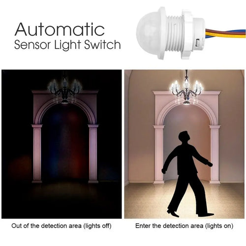 Showlu Smart General automatic motion sensor light switch module, compact device with sensor for hands-free lighting control.