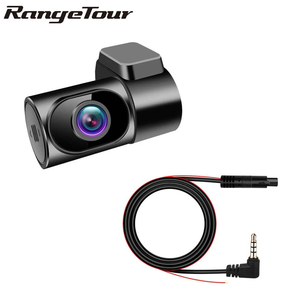 Showlu Smart General 360° rotating dash cam capturing front and interior views with adjustable camera angles.