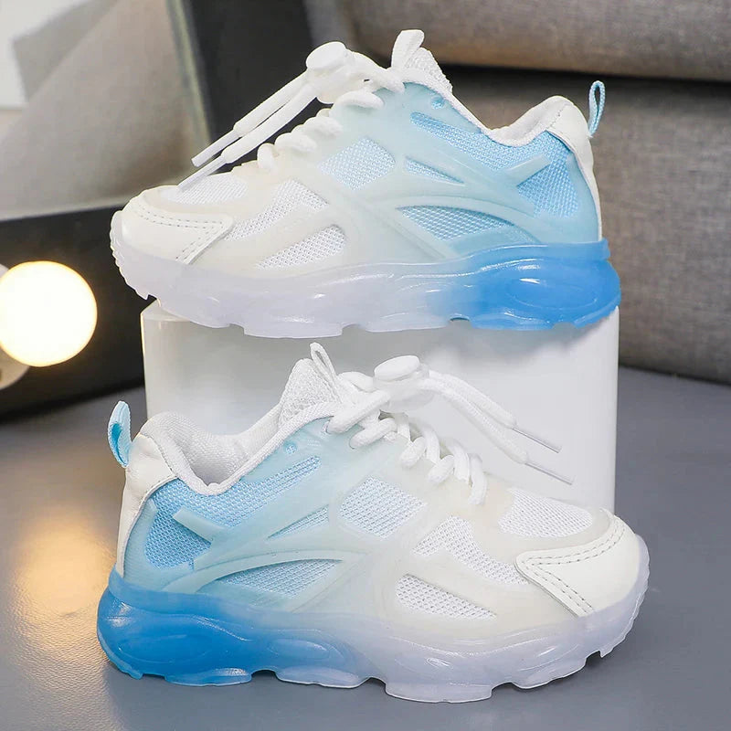 Children's breathable mesh sneakers by SHOWLU FASHION STORE, lightweight kids walking shoes with supportive design.