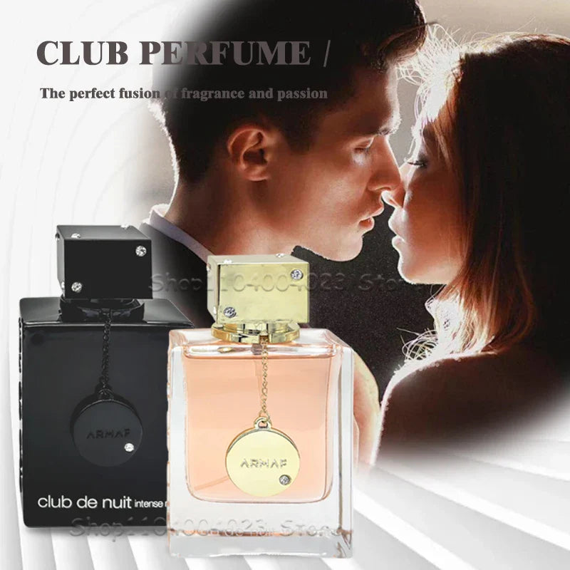 Unisex Armaf Club De Nuit Intense Man EDT 105ml bottle with citrus fragrance, sleek design, and label visible.