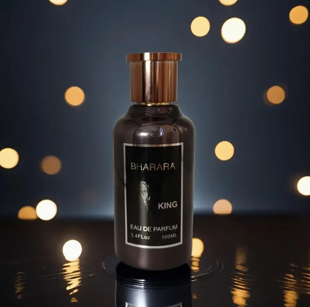 Bharara King Eau De Parfum for Men in 100ml spray bottle, featuring a sleek design and long-lasting scent.