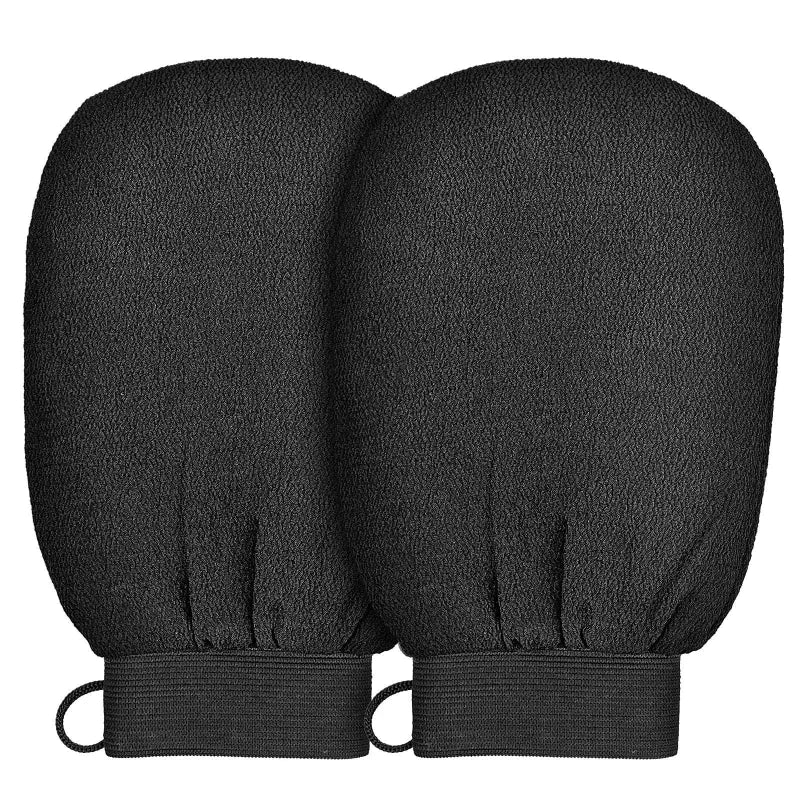Showlu Smart General exfoliating bath scrub glove with textured surface for gentle skin exfoliation and cleansing.
