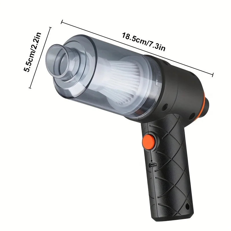 Showlu Smart General portable cordless car vacuum cleaner mini with ergonomic handle and compact design, ideal for quick vehicle cleaning.
