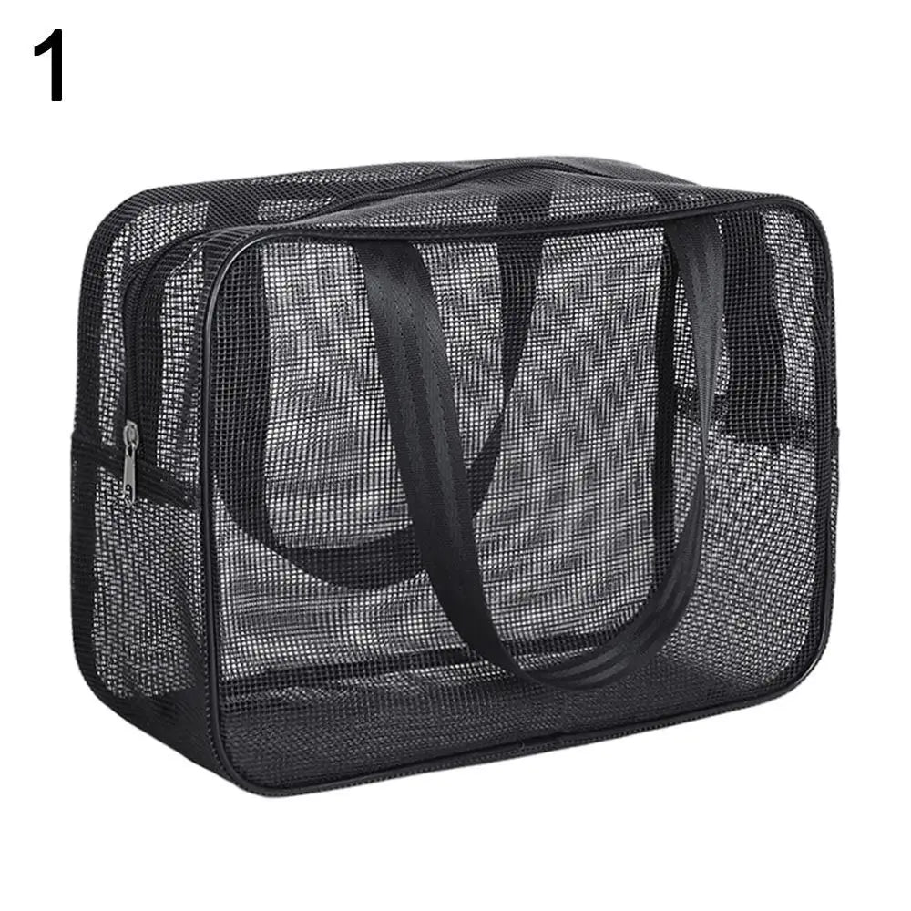 SHOWLU FASHION Mesh Shower Tote Bag made of quick-dry nylon, ideal for beach or shower storage with ventilated design