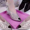Black pointed toe mesh pumps for women with bow detail and medium heel, stylish fashion shoes by SHOWLU FASHION STORE