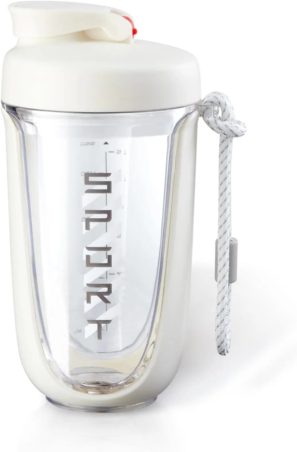 Showlu leakproof 20oz BPA-free Tritan plastic protein shaker bottle for fitness and on-the-go hydration.