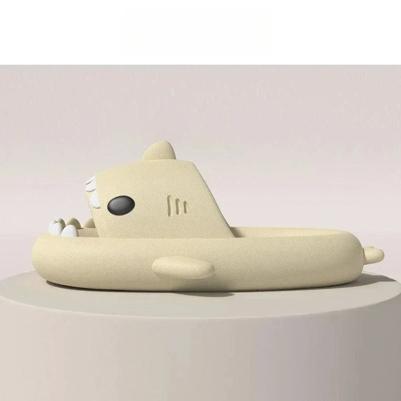 Mr.nut Shark slippers by SHOWLU FASHION STORE, non-slip EVA platform slides for men and women, featuring shark design and casual comfort.