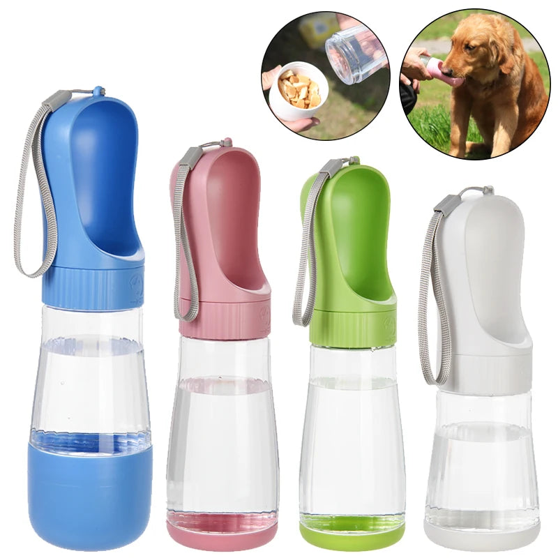 Showlu Smart General pet portable water bottle with foldable design and built-in water bowl for on-the-go hydration.