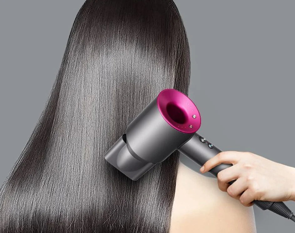 Showlu Smart General YAWEEN Ionic Electric Hair Dryer with sleek black exterior and multiple heat and speed settings.