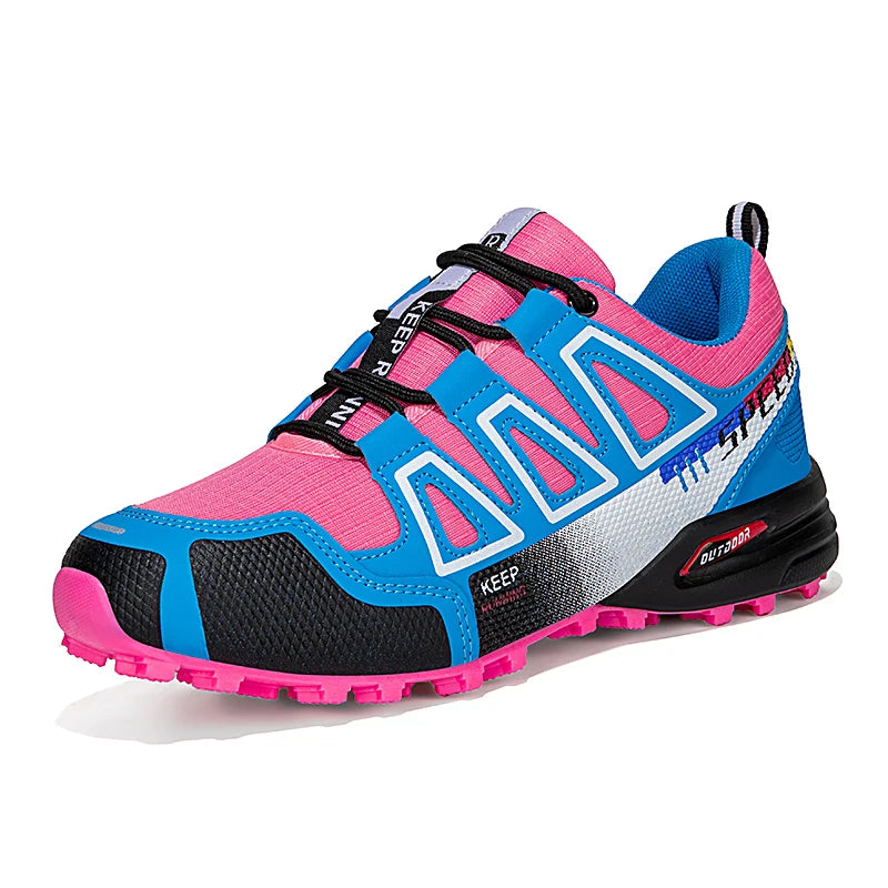 Women's waterproof hiking and walking shoes by Showlu Fashion Store, designed for outdoor sports, running, and travel activities.
