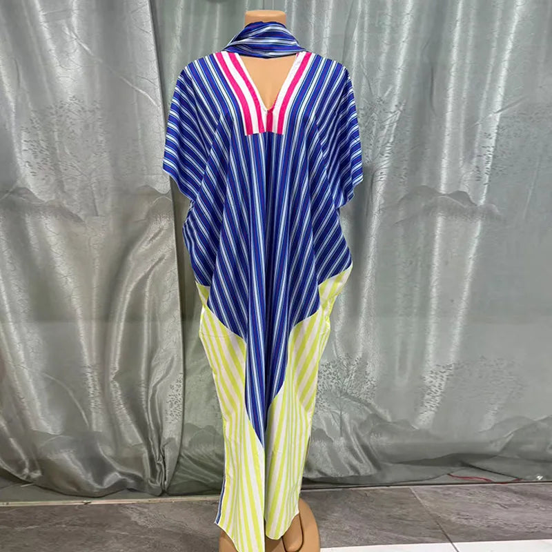 Elegant 2026 African dress for women featuring traditional dashiki Ankara gown with long, flowing maxi style and intricate patterns.