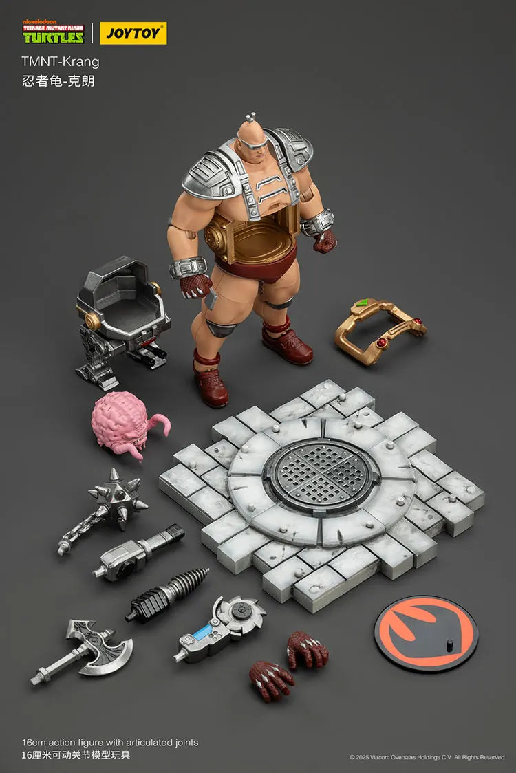 JOYTOY TMNT-Krang Action Figures Decoration Original Doll Collection Gift Movable Model Garage Kits GK