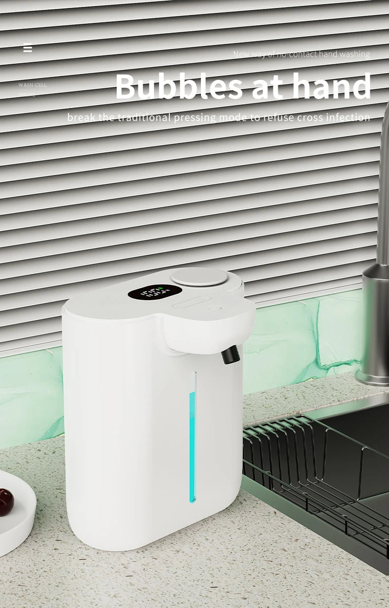 Showlu Smart General automatic soap dispenser with sleek design and touchless operation for hygienic handwashing.