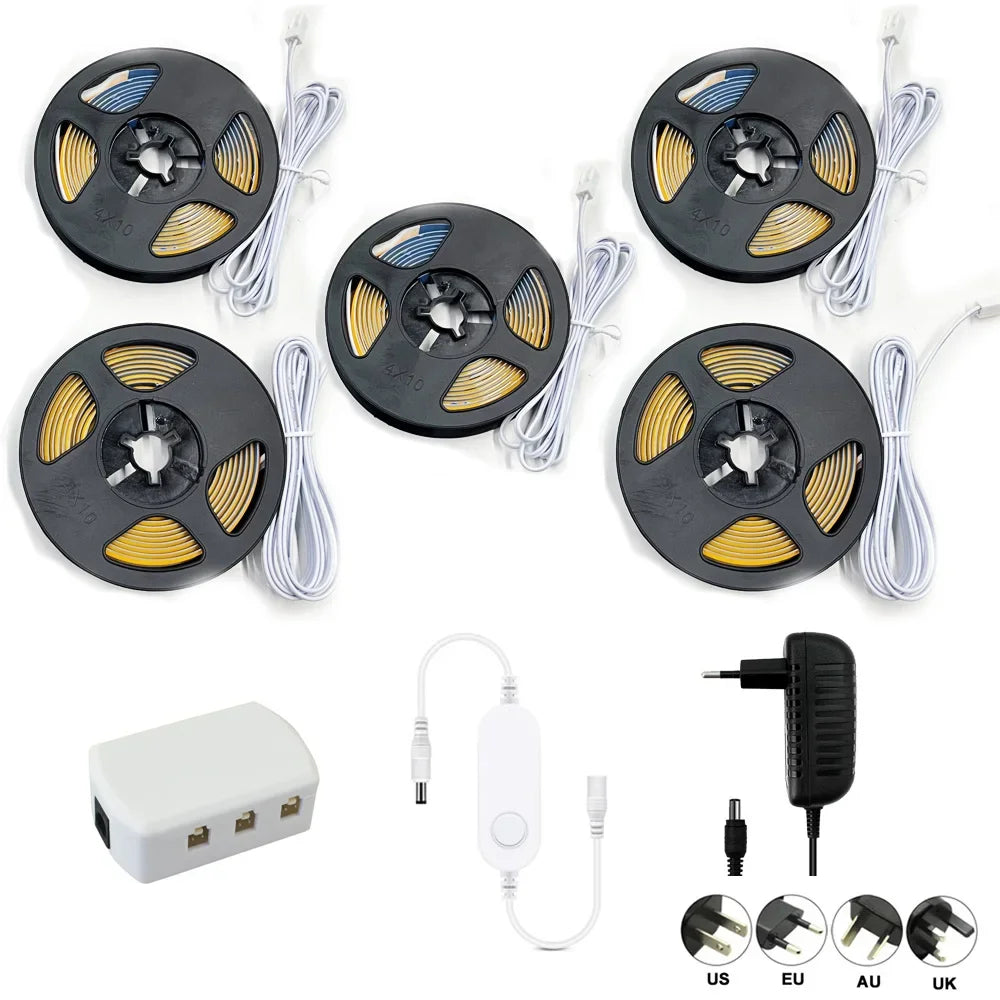 Showlu Smart Zigbee LED strip light kit with voice control, flexible color-changing LED lights for smart home automation.