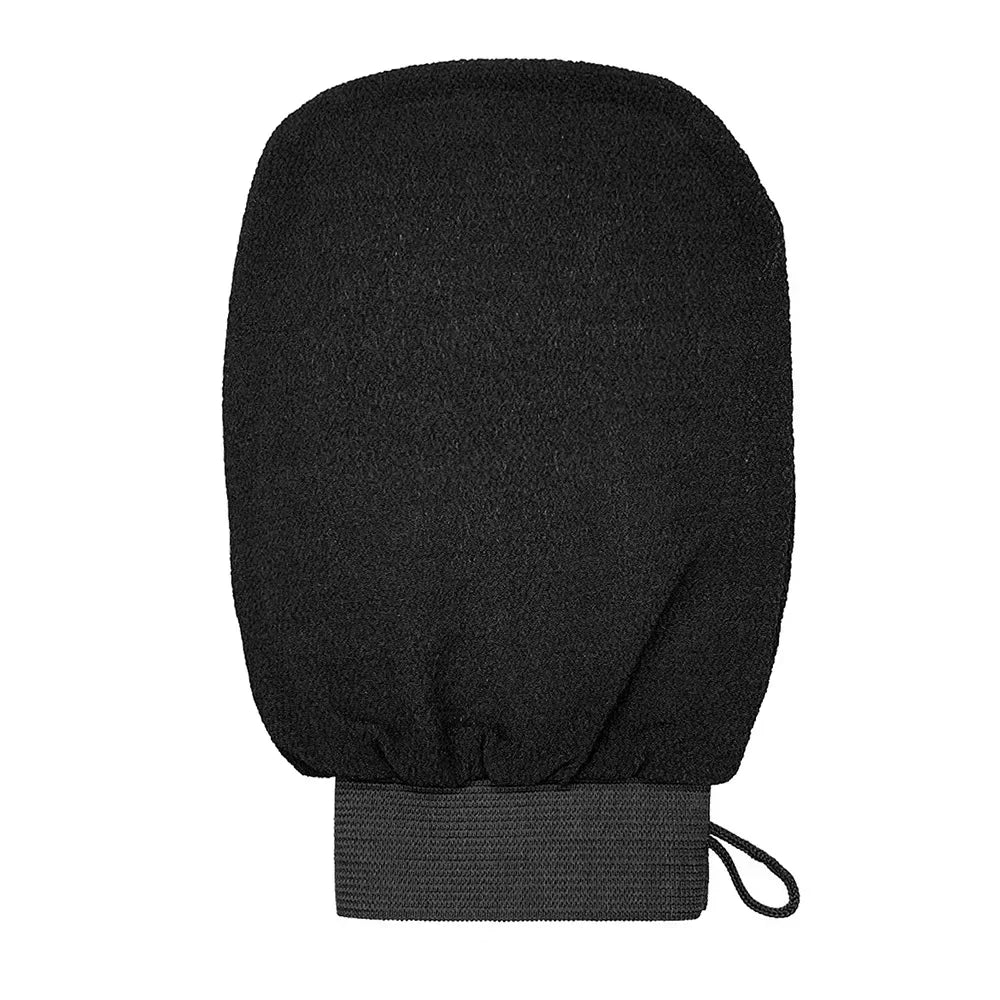 Showlu Smart General exfoliating bath scrub glove with textured surface for gentle skin exfoliation and cleansing.
