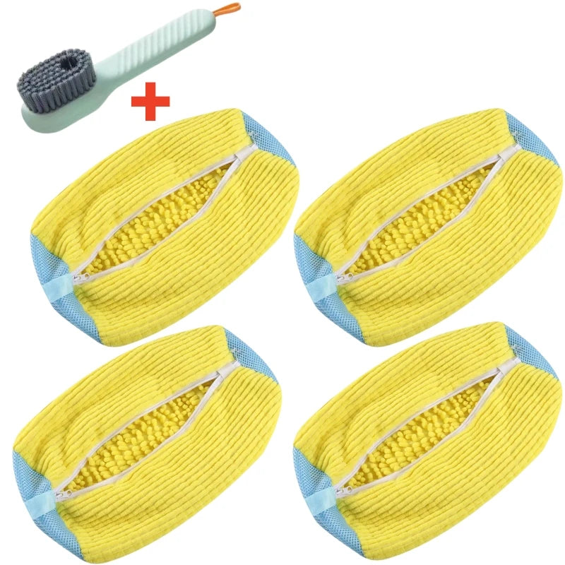 Showlu Smart General portable shoe cleaner brush with ergonomic handle and bristles for easy shoe cleaning.