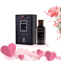 Bharara King Men's Eau de Parfum 3.4oz (100ml) - Refreshing Citrus & Musk Scent Long-Lasting Formaldehyde-Free Fragrance, Daily