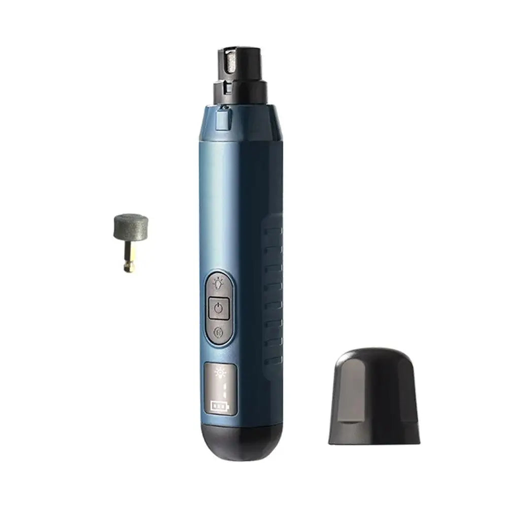 Quiet electric dog and cat nail grinder by Showlu Fashion Store, USB rechargeable, painless pet nail clipper with grinding tool.