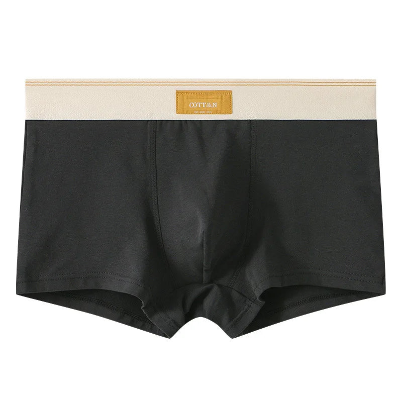 Men's breathable 100% cotton boxer briefs by Showlu Fashion, comfortable, sexy, available in teen and plus sizes.