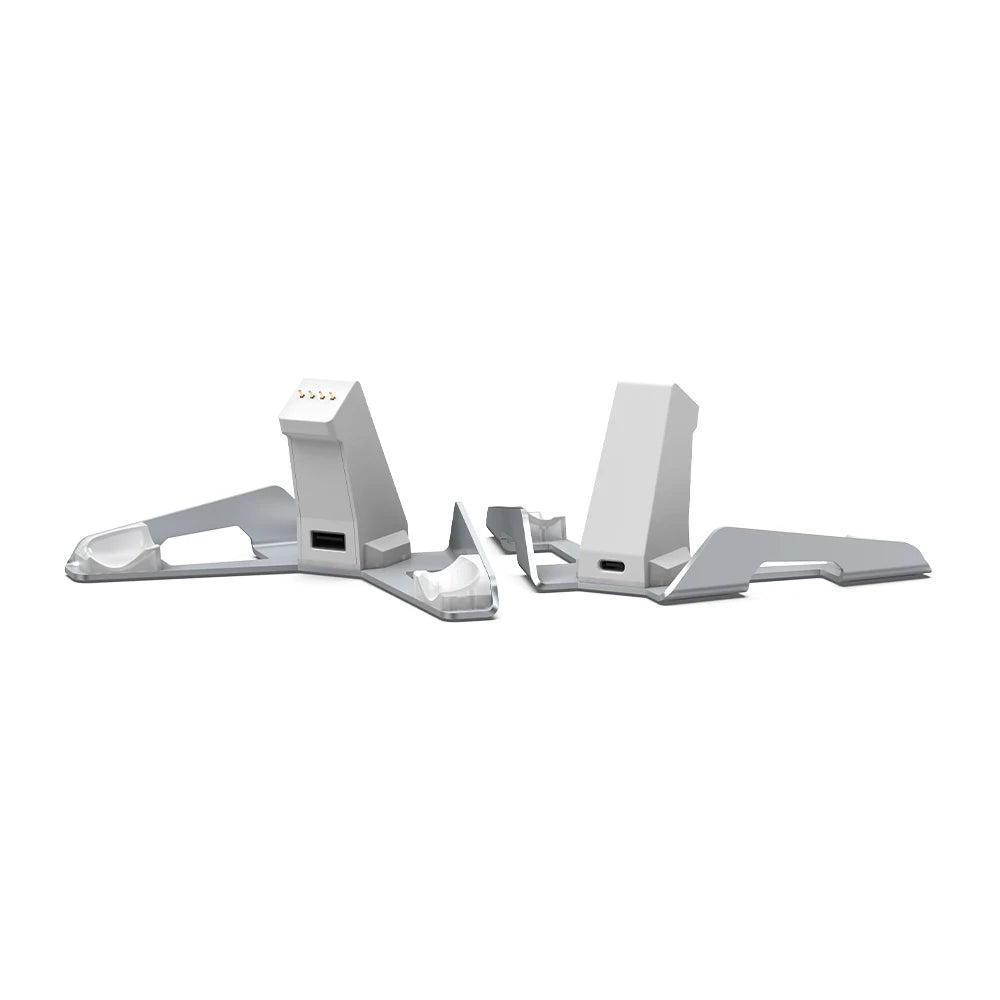 Showlu Smart General GameSir RGB controller charging dock stand with illuminated LED accents and multiple charging ports.