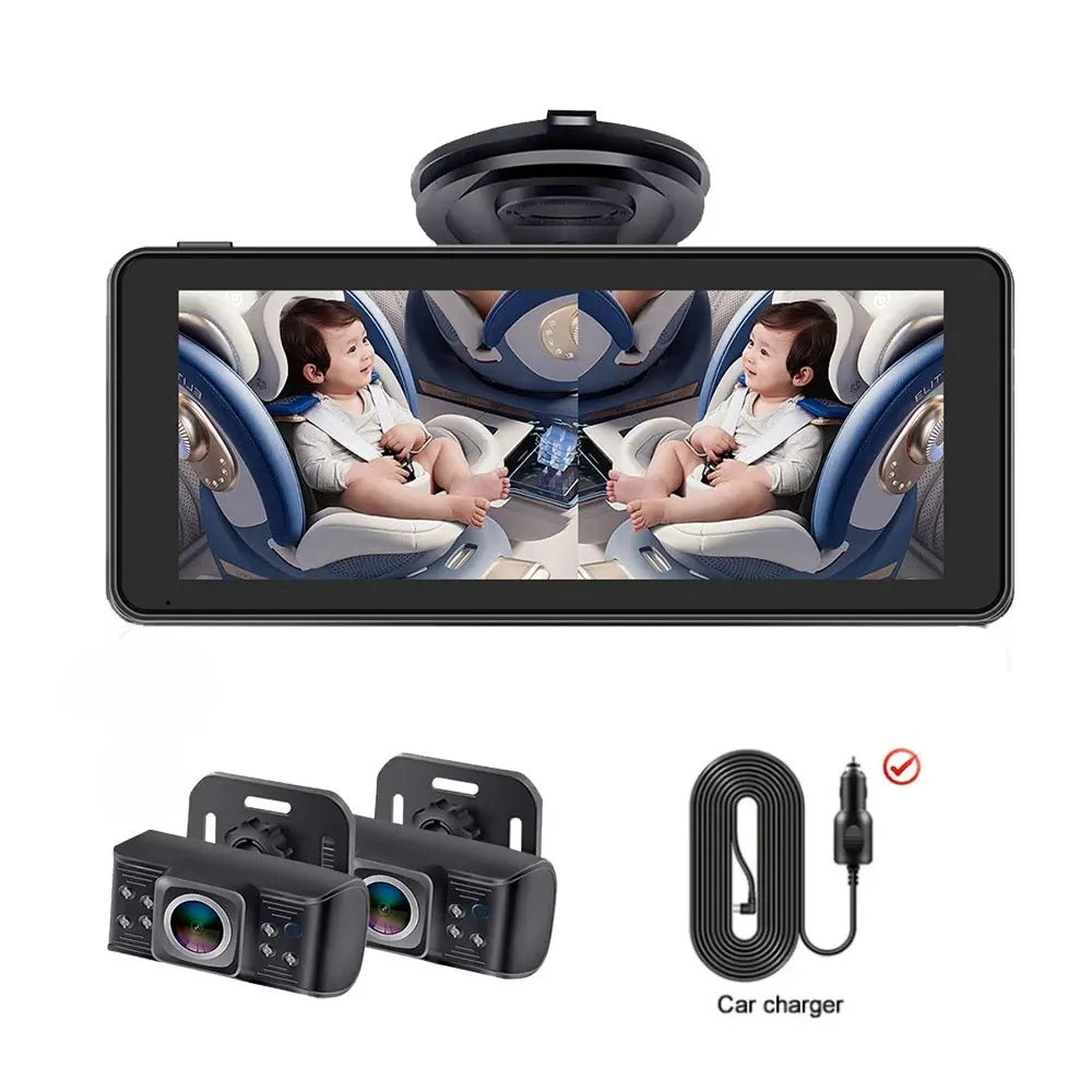 Baby car camera from Showlu Fashion Store, showing a compact camera device designed for vehicle safety and monitoring.