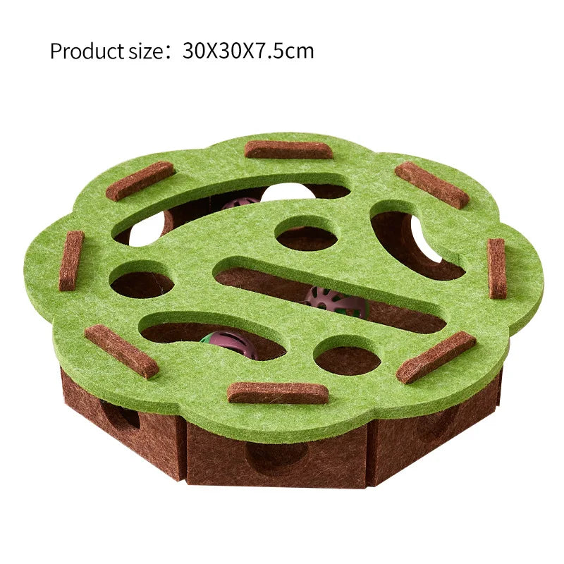 Showlu Smart General pet treat puzzle toy with colorful compartments and interactive design for engaging pet play.