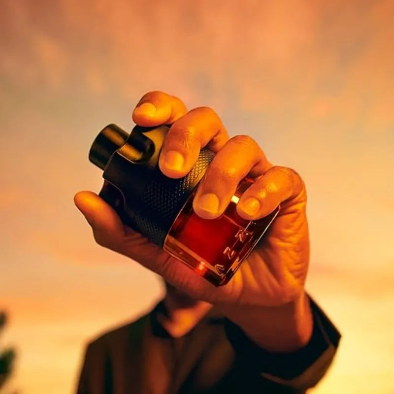 Azzaro The Most Wanted Parfum Intense men's long-lasting cologne in a 100ml bottle, showcased on a neutral background.