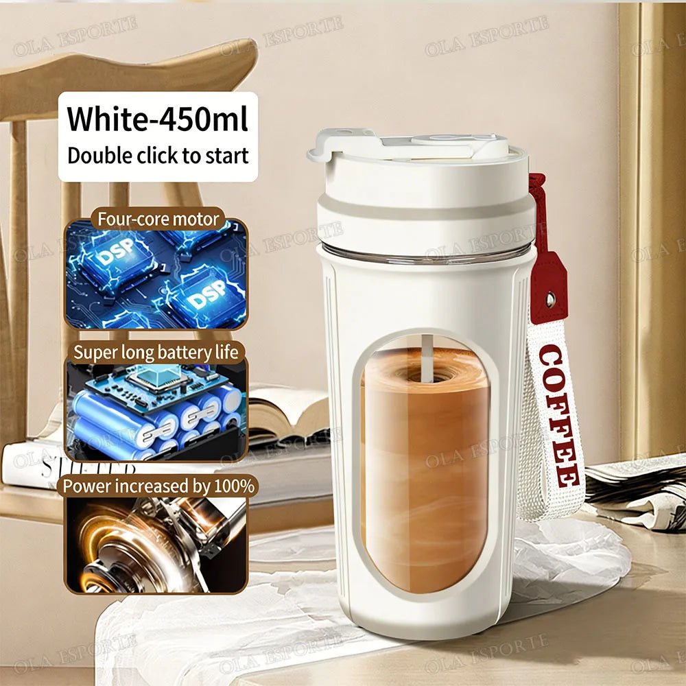 Electric Automatic Protein Shaker Bottle and Portable Mixing Cup
