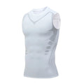 Summer Cool Men Shaping Vest Sleeveless Shirt Tight Compression Shapewear Shirts Tank Tops Body Shaper Breathable Ice Silk Vest