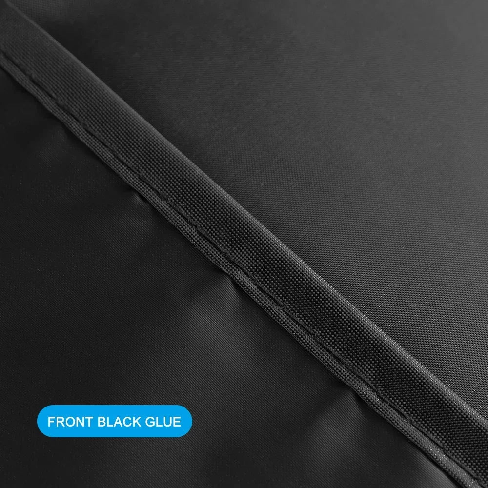 Showlu Smart General magnetic car sunshade installed on vehicle window, providing UV protection and glare reduction.