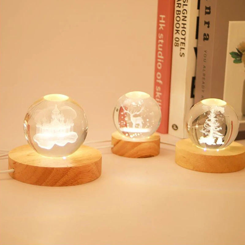 Showlu Smart LED Smart Ambient Orb emitting colorful glowing light, designed for modern home decor and ambient lighting.