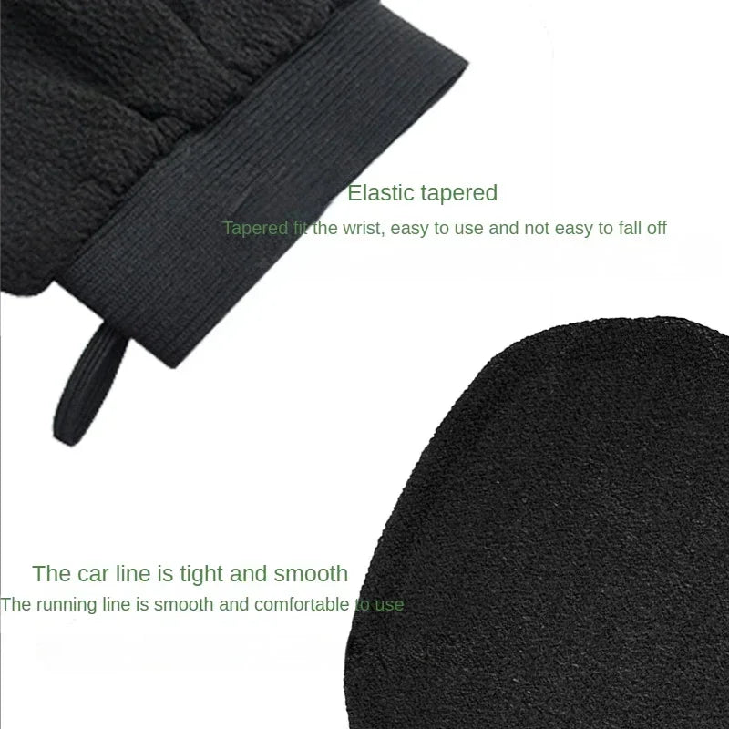 Showlu Smart General exfoliating bath scrub glove with textured surface for gentle, effective skin exfoliation during shower or bath.